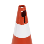 Cone Sinalizacao Rígido Laranja/Branco 75cm – 1118 3